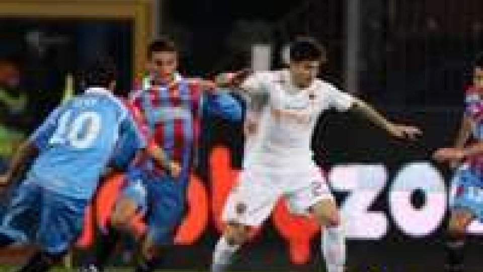 Recupero serie A: Catania-Roma rimane sull'1-1