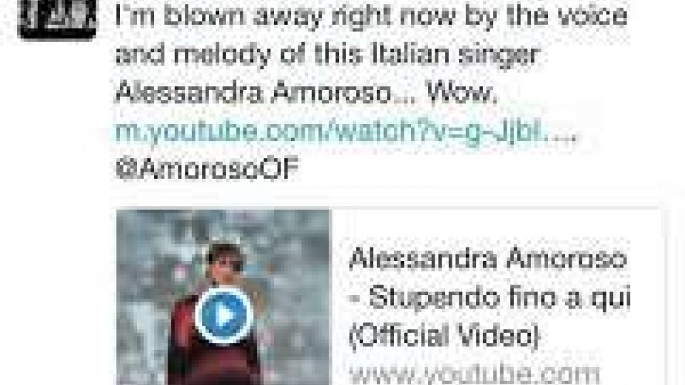 OneRepublic 'fan' di Alessandra Amoroso