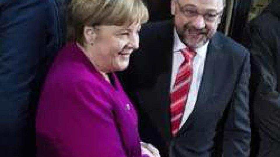 Angela Merkel e Martin Schulz