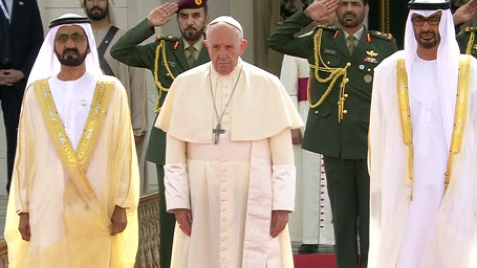 La visita del Papa negli Emirati ArabiIl papa negli Emirati: firmato il documento congiunto sulla fraternità umana
