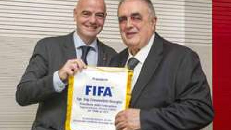Gianni Infantino e Giorgio Crescentini (@FSGC)