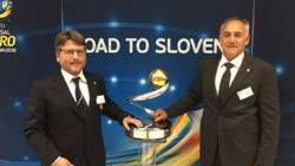 Roberto Osimani e Stefano BevitoriEURO Futsal: la Nazionale di San Marino in Galles