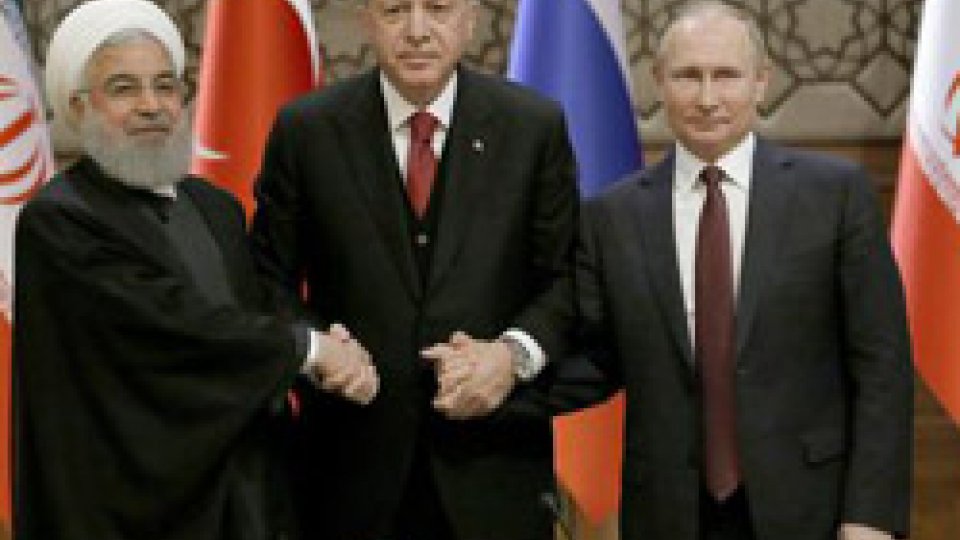 Rohani, Erdogan e Putin @ansa
