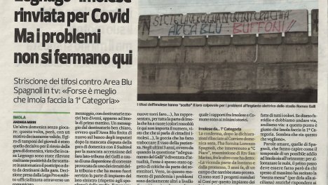 Corriere di Romagna Sport - 20/11/2020