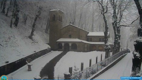 L'ingresso del santuario di Carpegna