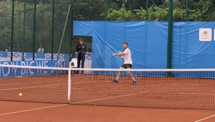Tennis: Stefano Galvani si presenta in ottima forma 6-1 6-1
