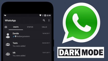 Come attivare la "dark mode" di WhatsApp