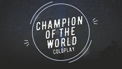 È "Champion of the World" il nuovo dei Coldplay