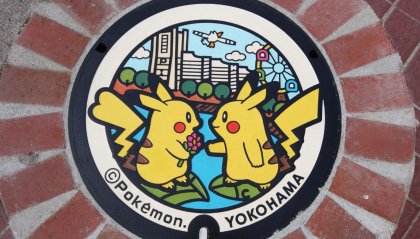 A Tokio i tombini dedicati ai Pokémon