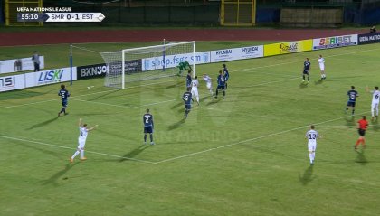 San Marino, finale amaro: l'Estonia passa 4-0