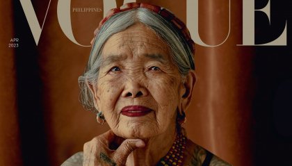 Vogue Filippine rompe tabù, in copertina tatuatrice di 106 anni