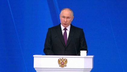 Putin alla nazione: occidente vuole portarci a conflitto nucleare