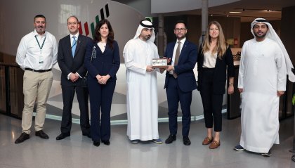 AIM Abu Dhabi, il Segretario Fabio Righi incontra il Ministro del Commercio emiratino Al Zeyoudi