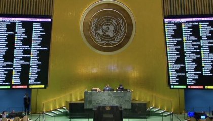 Palestina membro Onu: passa la risoluzione, 'si' di San Marino