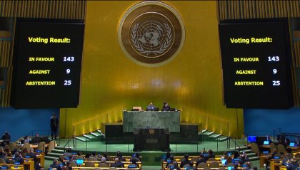 Palestina membro Onu: Esteri spiegano perchè San Marino ha votato con la maggioranza