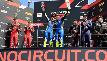 Valentino Rossi vince nel Fanatec GT World Challenge Europe a Misano gara1
