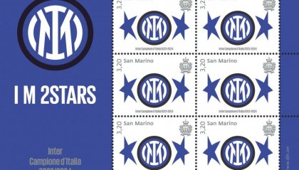 La seconda stella interista in un francobollo di Poste San Marino