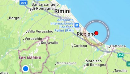 Sisma davanti alle coste di Riccione: avvertito dalla popolazione