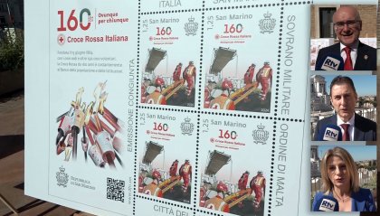 Poste San Marino celebra la Croce Rossa Italiana con una emissione filatelica congiunta