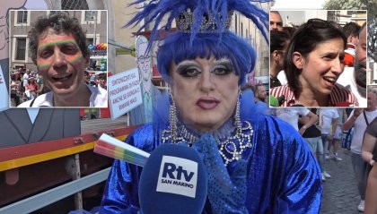 I trent'anni del Roma Pride, i partecipanti: "Quando una parata anche a San Marino?"