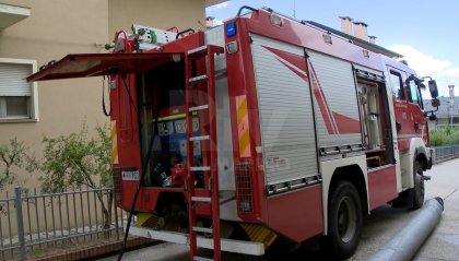 Incendio a Domagnano, sammarinese 54enne finisce al Pronto soccorso