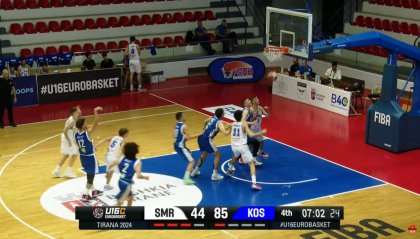 Basket: troppo Kosovo per San Marino