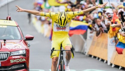 Tour de France: poker di Pogacar e vittoria finale a un passo
