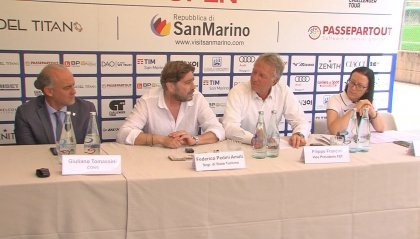 Presentata la 31° edizione dell'Open Tennis di San Marino