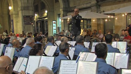 Concerto della Banda Militare in Piazzetta del Titano