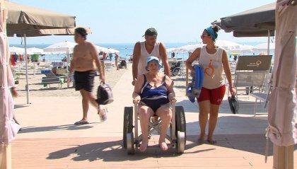 Diritto alla vacanza ed un "tuffo" nella spiaggia più accessibile d'Italia, a Ravenna