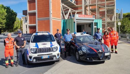 Riccione: Carabinieri e Polizia locale garantiscono sicurezza di medici e personale sanitario