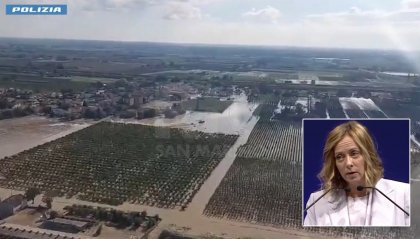 Alluvione, interviene Meloni: Consiglio dei ministri straordinario e 20 milioni di euro