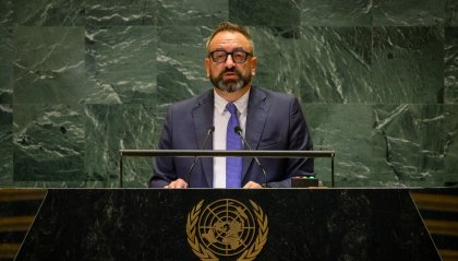 Il Segretario di Stato per gli Affari Esteri Luca Beccari interviene alla 79^ Assemblea Generale delle Nazioni Unite a New York