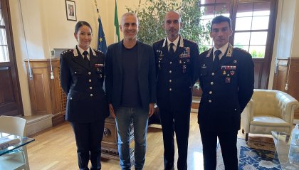 Il benvenuto del Sindaco al Capitano Mariachiara Soldano, la prima donna nella storia della città ad assumere il comando della Compagnia Carabinieri di Rimini