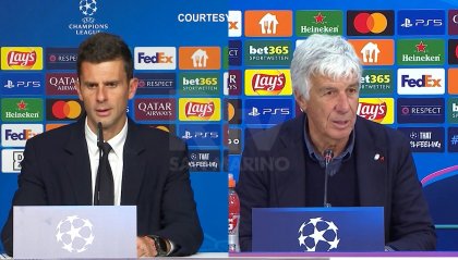 Champions, Thiago Motta: "Una vittoria meritata", Gasperini: "Tre punti buoni per il nostro obiettivo"