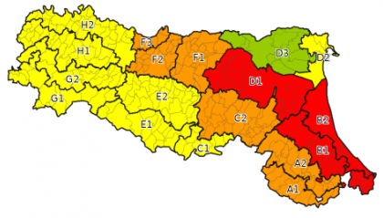 Territorio vulnerabile, l'allerta meteo diventa rossa per 'criticità idraulica'