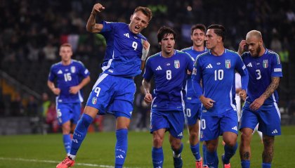 Nations League: l'Italia batte 4-1 Israele