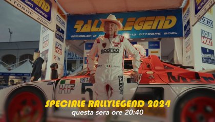 Questa sera alle 20.40, speciale Rallylegend su San Marino RTV