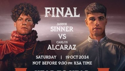 Sinner-Alcaraz, Riad aspetta di incoronare il re