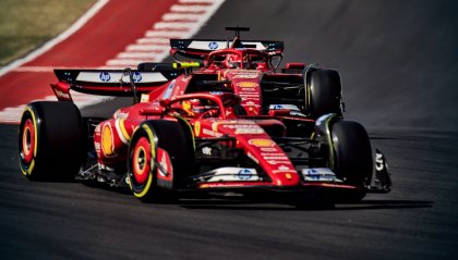 Doppietta Ferrari ad Austin, Leclerc davanti a Sainz