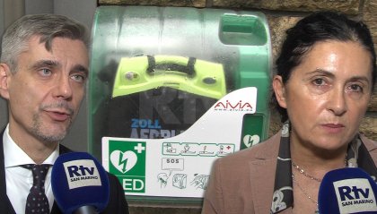 Si amplia la rete di defibrillatori in Republlica: tre nuove apparecchiature nelle sedi BCSM