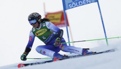 Brignone comincia col botto, suo lo slalom gigante di Solden