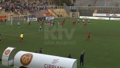 Il Ravenna vince il derby in rimonta, battuto 2 a 1 il San Marino