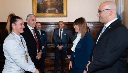 Una commossa Alessandra Perilli in udienza dai Capitani Reggenti