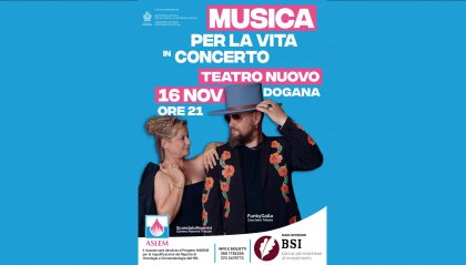 "Musica per la vita": sabato lo spettacolo per sostenere l'oncologia dell'ISS