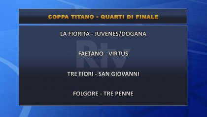 Coppa Titano: questa sera l'andata dei quarti di finale