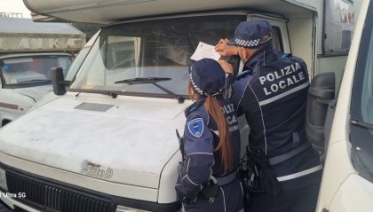 Camper sequestrato per degrado: intervento della Polizia Locale di Ravenna