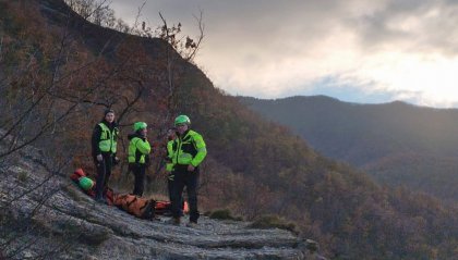 Passo Serra, incidente in mountain bike: recupero d’urgenza con l’elisoccorso