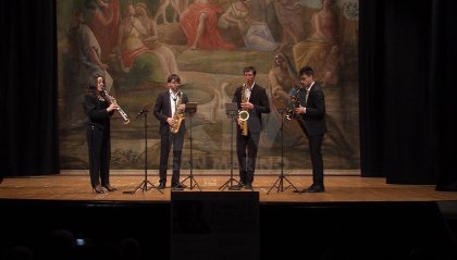 “Dall'Italia agli Usa”: il Quartetto Saxophonie chiude la 26° Rassegna Musicale d’Autunno