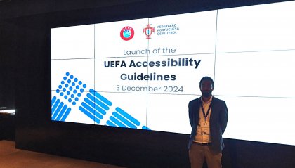 UEFA DAO meeting: Zoppis a Lisbona per le nuove linee guida in materia di accessibilità agli stadi ai disabili